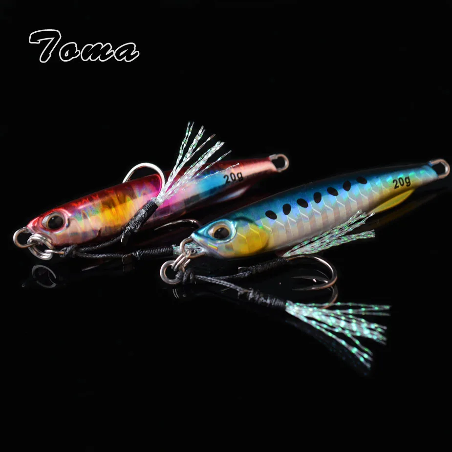 Cuchara jigging luminosa caída lenta Micro Shore – señuelo fundición - imagen 4