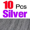 10Pcs Silver