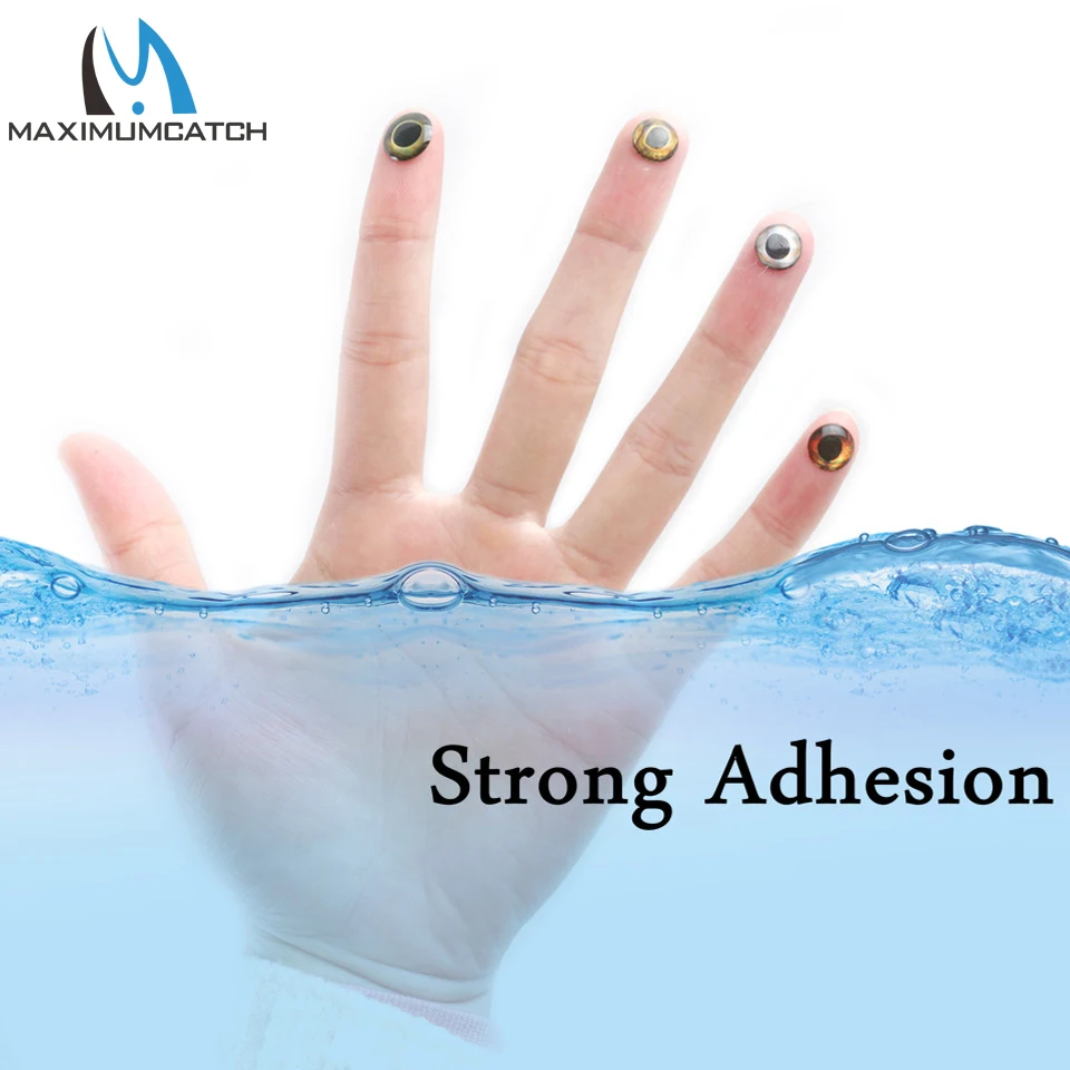 Maximucatch señuelo de pesca 4D, Ojos de pez, Material para atar moscas, fabricación de Señuelos de Pesca de 3mm-15mm - imagen 4