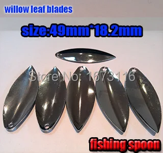 Cuchara de pesca se cebo duro acero inoxidable 304 tamaño: 49mm * 18,2mm cantidad 100 unids/lote, novedad de 2015 - imagen 5