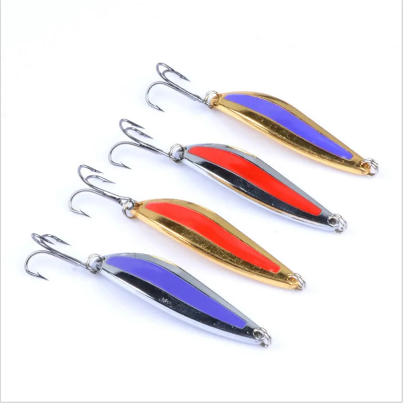 Señuelo de pesca con lentejuelas de Metal clásico de calidad 1 Uds. 5g 7g 10g cuchara SPINNER wobblers señuelo para cebos de pesca Lucio mar lago señuelo - imagen 3