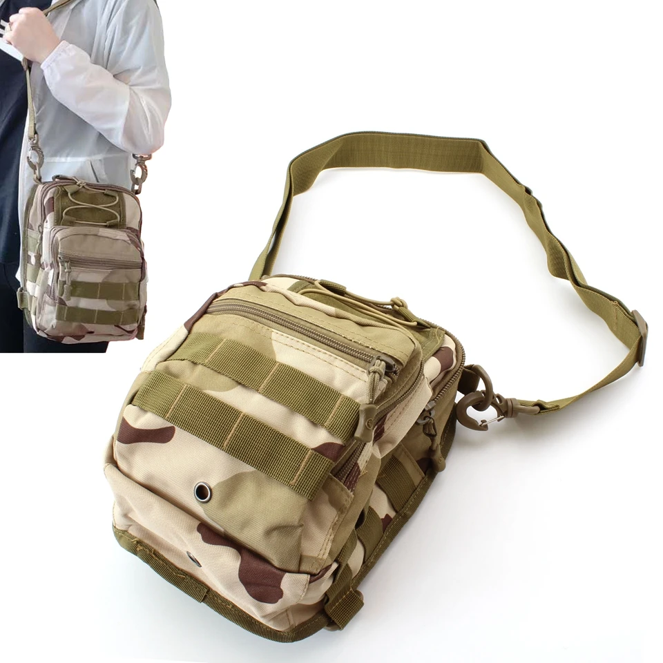 Mochila De Pesca multifunción, bolsa de lona para deportes al aire libre, caza, Camping, escalada, 28x19x11cm - imagen 4