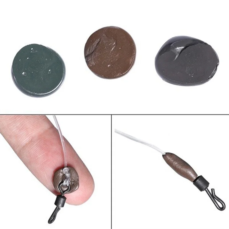 15g masilla de peso de barro, barro de pesca de carpa, peso suave, plomo, aparejos de cebo de pesca, accesorios de pesca de carpa - imagen 2