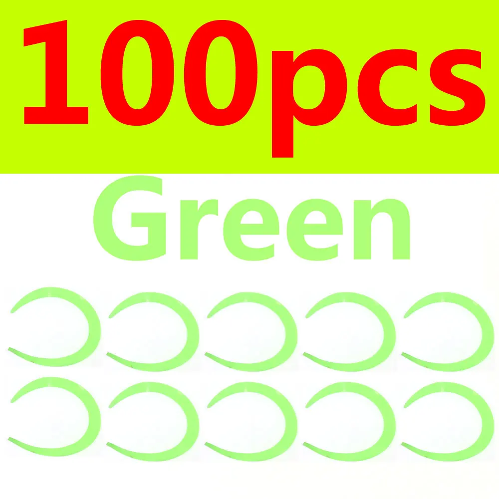 100pcs green