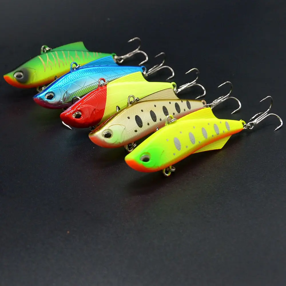 Señuelo de pesca, plantillas de fundición larga, Jigbait de plástico con vibración, 7cm/20g, señuelos VIB, cebo duro brillante Artificial, aparejos de pesca, 1 pieza en oferta - imagen 4