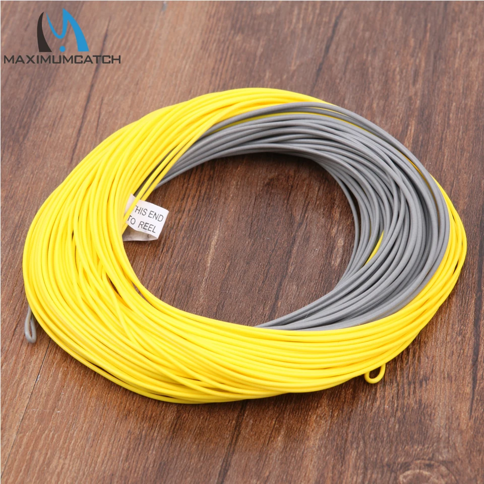 Línea de mosca para cortador de viento Maximumcatch WF flotante con bucles soldados delicado en el viento 100 pies 4-8WT línea de mosca de peso hacia adelante - imagen 5