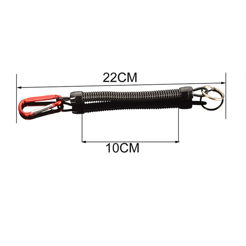 Hebilla de aleación de aluminio, herramientas de pesca, cuerda de retención, caña de pescar de plástico para cuerda de seguridad, cuerda protectora perdida, 1 FA-222 - imagen 3