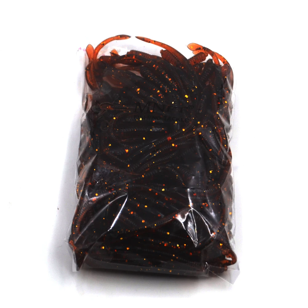 MNFT-cebos artificiales de plástico suave, señuelo de gusano de tierra, aparejos de pesca, 500 cm, 7,7g, gusanos biónicos, señuelos de insectos, venta al por mayor, 1,03 unidades por lote - imagen 5