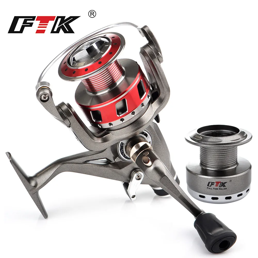 FTK-carrete giratorio 5 + 1BB 4,6/5,0: 1 2000-6000, carrete de pesca de carpa en agua salada - imagen 4