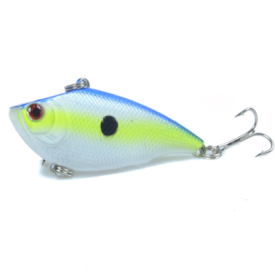 LEOSPORT-aparejos de pesca de plástico duro, 1 pieza, 5,5 cm, 7,5g, wobblers, swimbait, crankbait, triples h - imagen 2