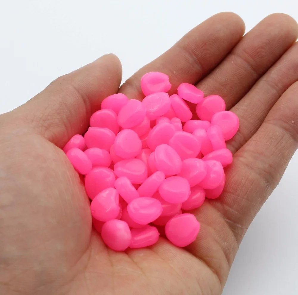 LEOSPORT-cebos blandos de maíz de 1cm, 4 colores, señuelo de pesca de silicona, carpa Artificial, cebos flotantes, juego de aparejos de pesca, 50 Uds. - imagen 4