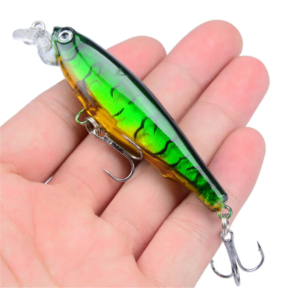 Cebo duro Artificial de 7,5g y 8cm, señuelo de Pesca con láser, Wobbler, Swimbait, Crankbait flotante para Lucio, aparejos de Pesca, 1 ud.