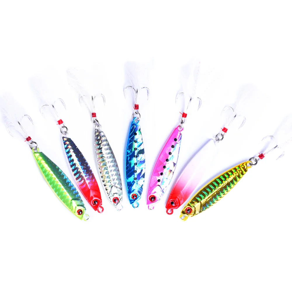 Balleo-Plantilla de metal láser de hundimiento lento, wobbler, cuchara de metal, señuelo de pesca, señuelo de plomo para carpa, 10g, 15g, 20g, 25g, 30g, lote de 1 unidad - imagen 3