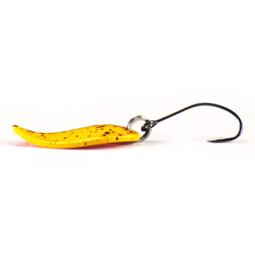 COUNTBASS 6 uds cuchara de fundición de latón 2,3g 3/32oz con un solo anzuelo coreano salmón trucha Lucio Señuelos de pesca, cebo de pez tipo tipo - imagen 5