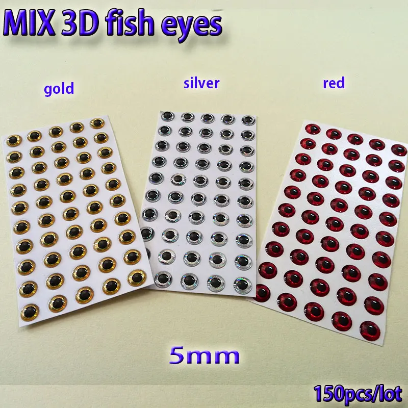 mix 5mm 150pcs