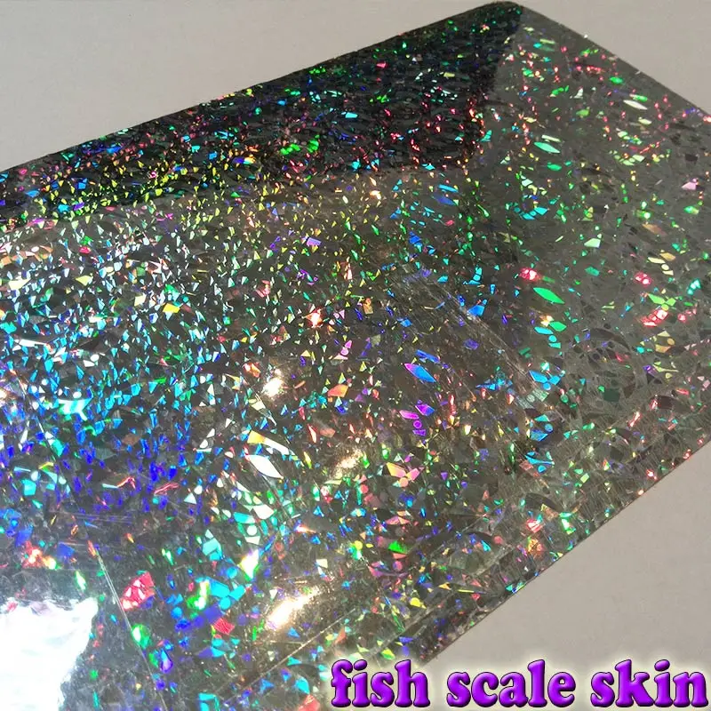 2025 pegatina de señuelo caliente tamaño de piel de pescado transparente: 10 cm * 15 cm papeles: 10 unids/lote modelo: R11 - imagen 2