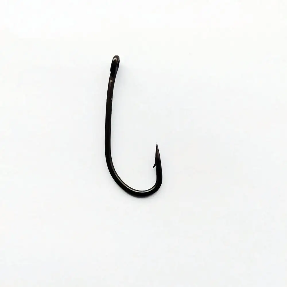 1000 Uds. Anzuelo de carpa con revestimiento anticorrosión, anzuelos de púas con ojos circulares, cabezal de Jigging de vástago largo para Pesca de carpa - imagen 3