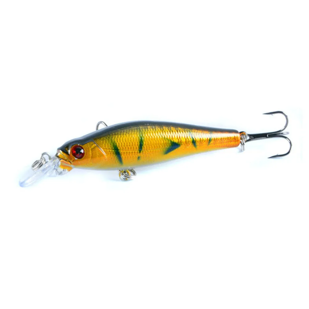 Señuelos duros de pesca de pececillos, cebos artificiales de plástico, Wobbler, accesorios de pesca de carpa, 9g, 8cm, 1 unidad - imagen 4