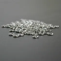 Accesorios para aparejos de pesca, conector de señuelo, anillo de Squash, 4mm, 5mm, 7mm, cuchara para pececillo, señuelos artificiales, piezas de anzuelo triple, lote de 50 piezas