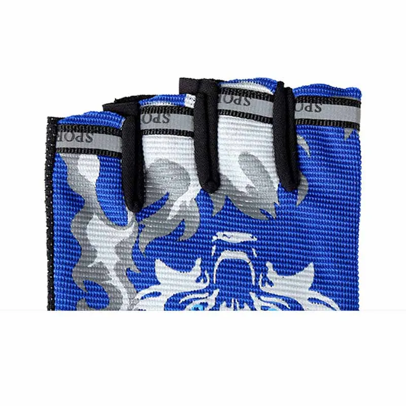 Guantes de medio dedo Unisex para niños, antideslizantes y transpirables, protección de manos para ciclismo al aire libre, gran oferta, 1 par - imagen 5