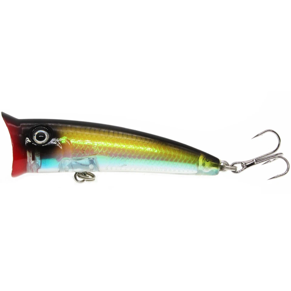 Wobblers Topwater Popper artificial varios colores para pesca - imagen 5
