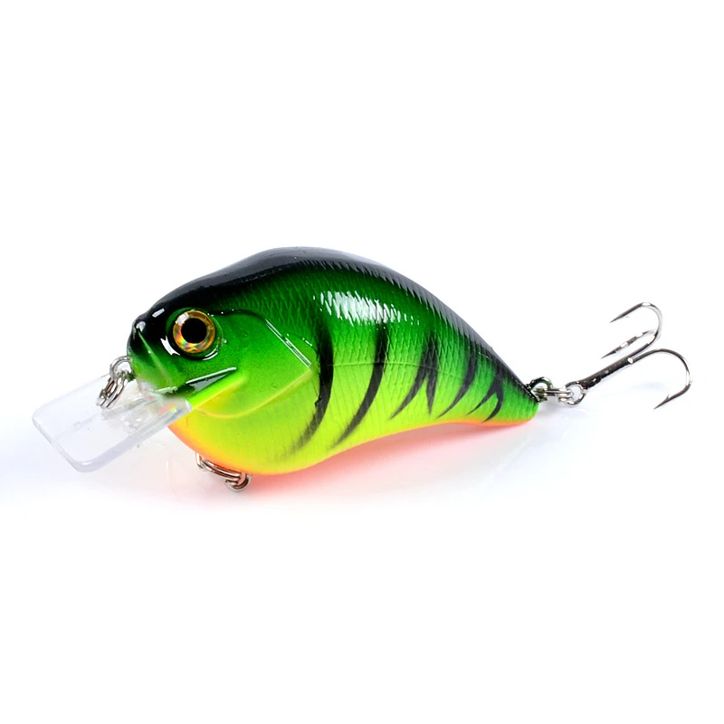 Señuelos de Pesca piezas Crankbait, Wobblers de 7,5 cm/15g, ojos 3D, flotante, de plástico Artificial, cebo duro para lubina, aparejos de Pesca