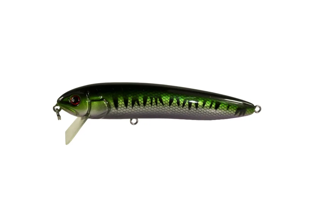 BassLegend pesca agua poco profunda flotante Minnow Jerkbait Bass Pike señuelo 105mm/15g - imagen 3