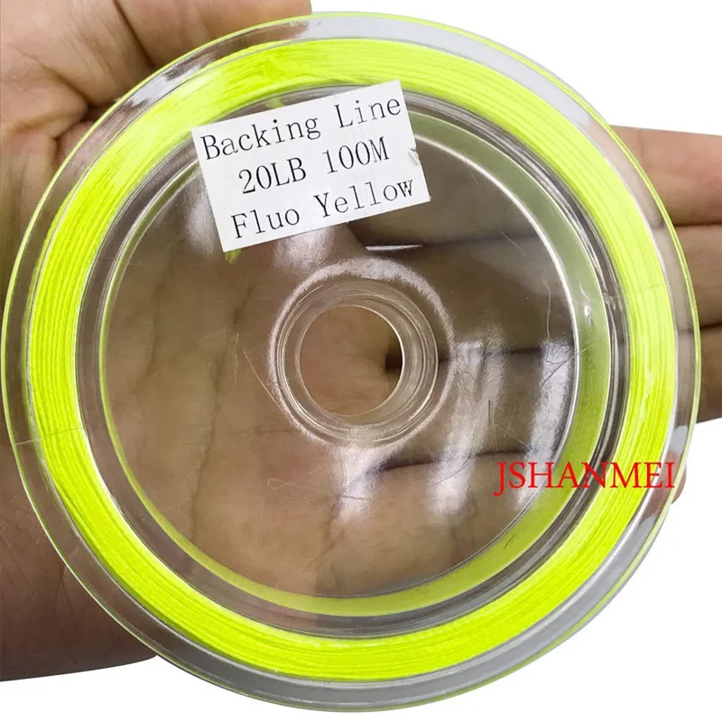 JSM-línea de apoyo trenzada para pesca, hilo Multicolor para mosca, 100M, 2 unids/lote - imagen 3