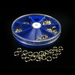 Anillas Split Ring en acero inoxidable para señuelos de pesca
