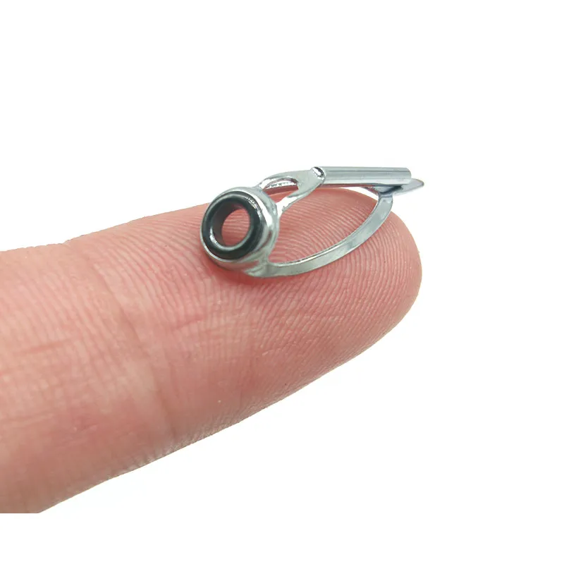 SUNMILE-anillos de guía de pesca, 8 unidades, anillos de cerámica para caña de pescar, reparación DIY, puntas de caña, accesorios de pesca de carpa - imagen 5