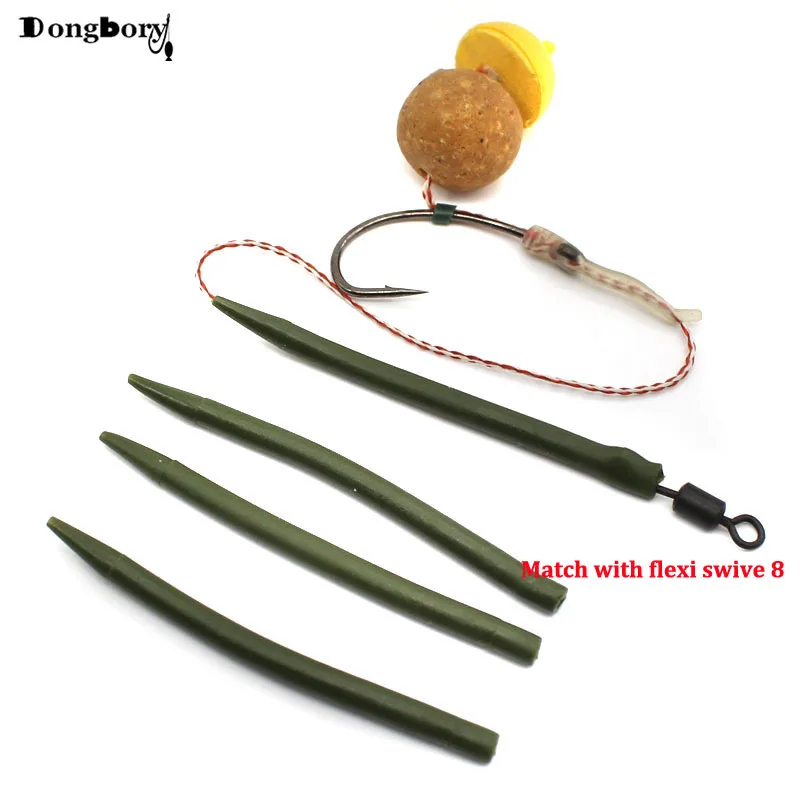 Funda de goma antienredos para pesca de carpa, 30 piezas, enganches de plomo, cambio rápido, aparejos de pesca - imagen 5