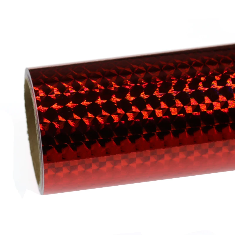 ICERIO, 1 rollo, plantilla de construcción de señuelos, piel de calamar, película adhesiva holográfica, pegatina, cinta Flash, calcomanía de cebo Sabiki, Material de atado de moscas