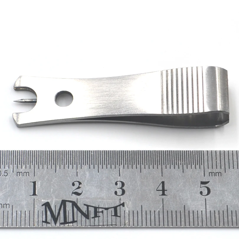 MNFT 1 Uds 5,1 cm/2 pulgadas MINI tijera para sedal de pesca con mosca 2 en 1 cortador de sedal de pesca de acero inoxidable con herramientas limpiadoras de ojos con gancho - imagen 4