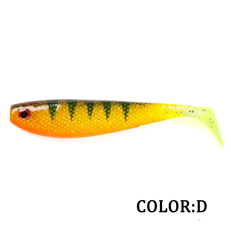 Jig Swimming Shad aparejos de Pesca, cebo Artificial, gusano animado, señuelos blandos de silicona, Wobblers, 11,5 cm, 12g - imagen 5