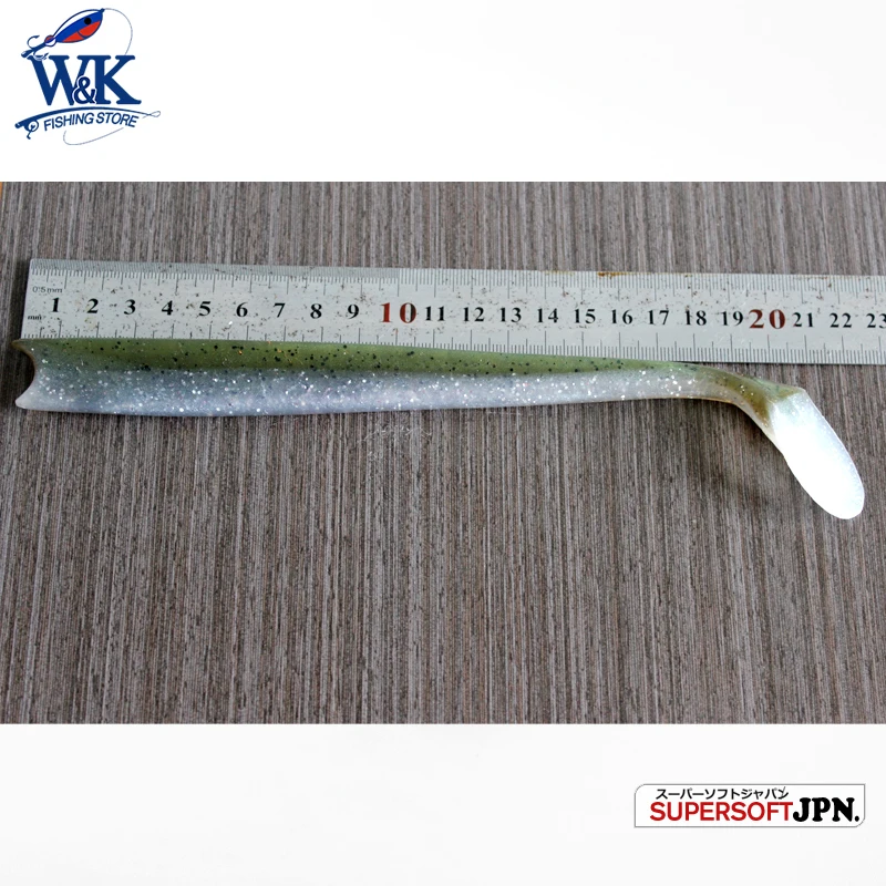 Señuelo de pesca de PVC, 22 cm, JIGS Swimbaits Shad con cola de paleta, 3 unidades, señuelo suave de 8 ", cebo de pesca de lucio, señuelos de pesca en barco - imagen 3