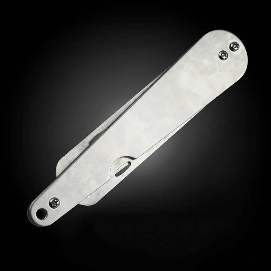 Cuchillo plegable de diente de sierra para pesca, herramientas de corte de hierba para peces, plantas transparentes, cuchillo de anclaje afilado, removedor de gancho con cuerda de 20m - imagen 3