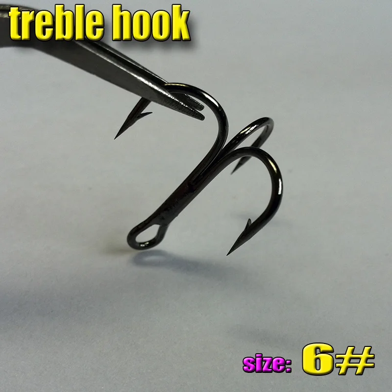 Anzuelo triple de alta calidad para pesca en agua dulce y salada - imagen 5