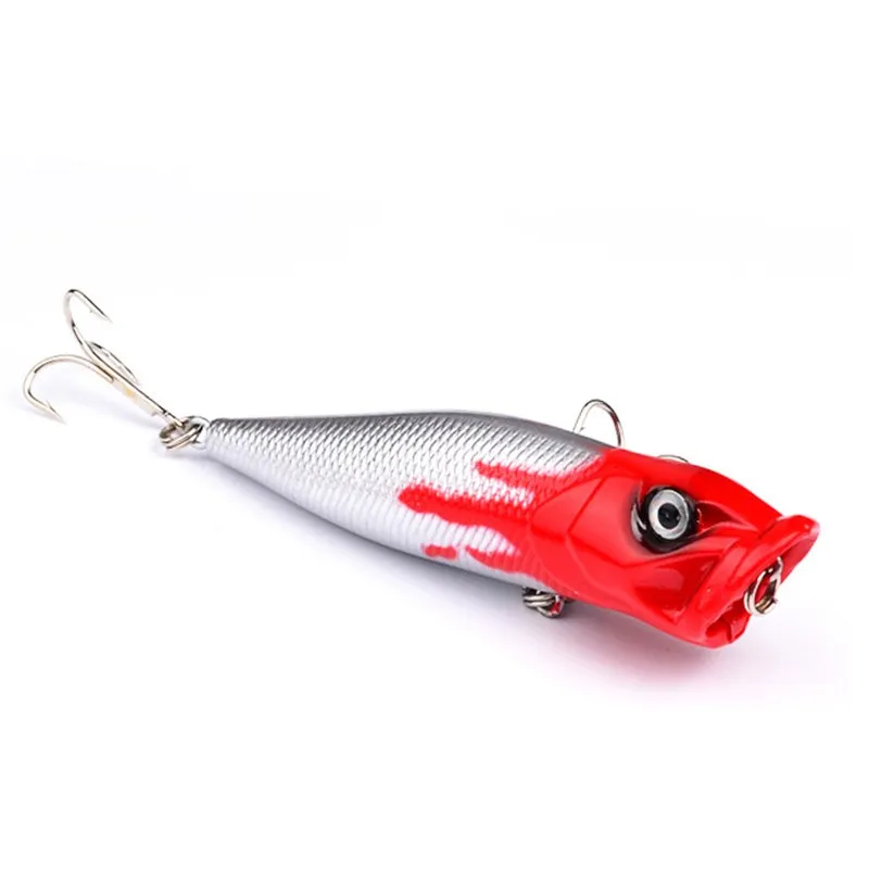 Topwater-Señuelos de Pesca artificiales, cebos de 8cm, 12g, Isca, Crankbait, Wobblers, anzuelos para Pesca de carpa, 1 ud. - imagen 4