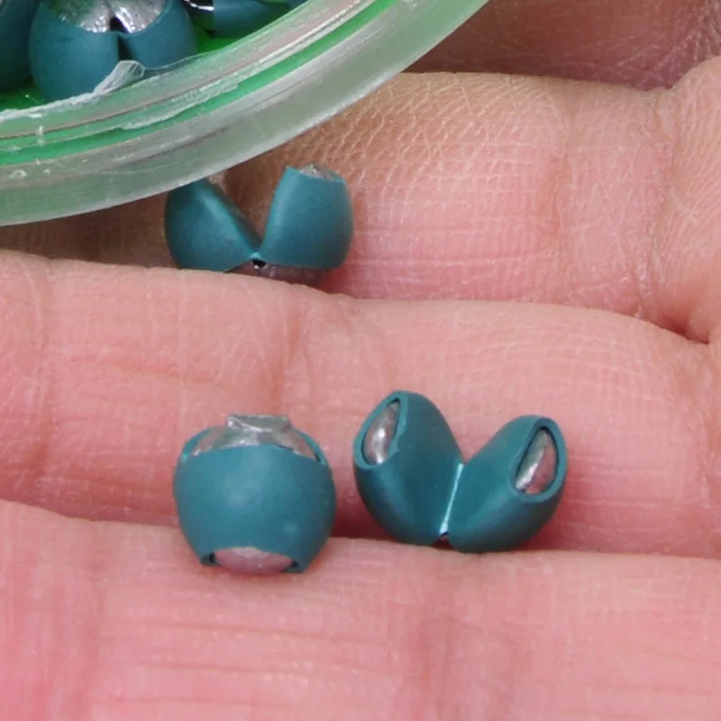 Cubierta de goma para sedal de pesca, protección de plomo hacia abajo, morder, balsa de plomo, señuelo de pesca, accesorios, peso colorido - imagen 5