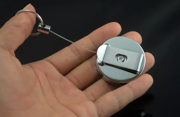 MNFT Zinger Retractor de pesca con mosca, mosquetón de Metal, accesorios de aparejos de pesca, Clip de cierre de estiramiento, herramienta extractora de accesorios, 1 ud. - imagen 4