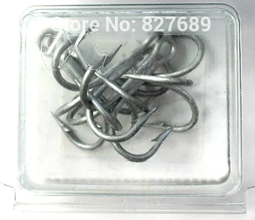 Mustad-anzuelos de Pesca de Mar, 16 Packs/lote, anzuelos triples, 7794-ds #3 X Bold 3 X fortalece DACROMET tratado resistente al agua de mar - imagen 4