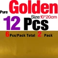 12pcs  Pure Golden