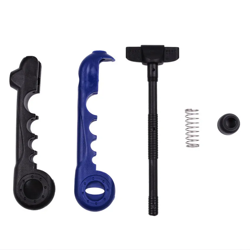 Carrete ajustable de plástico para caña de pescar, carrete, carrete, tabla, carrete, envoltura de línea, clips universales portátiles, todos los tamaños - imagen 3