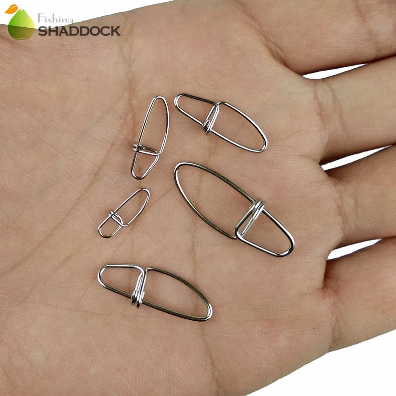 Shaddock Pesca 155 unids/set Snaps Seguros Pin Conector de Pesca Gancho de Pesca de Acero Inoxidable Clips de Resorte Conector Conjunto Con la Caja - imagen 5