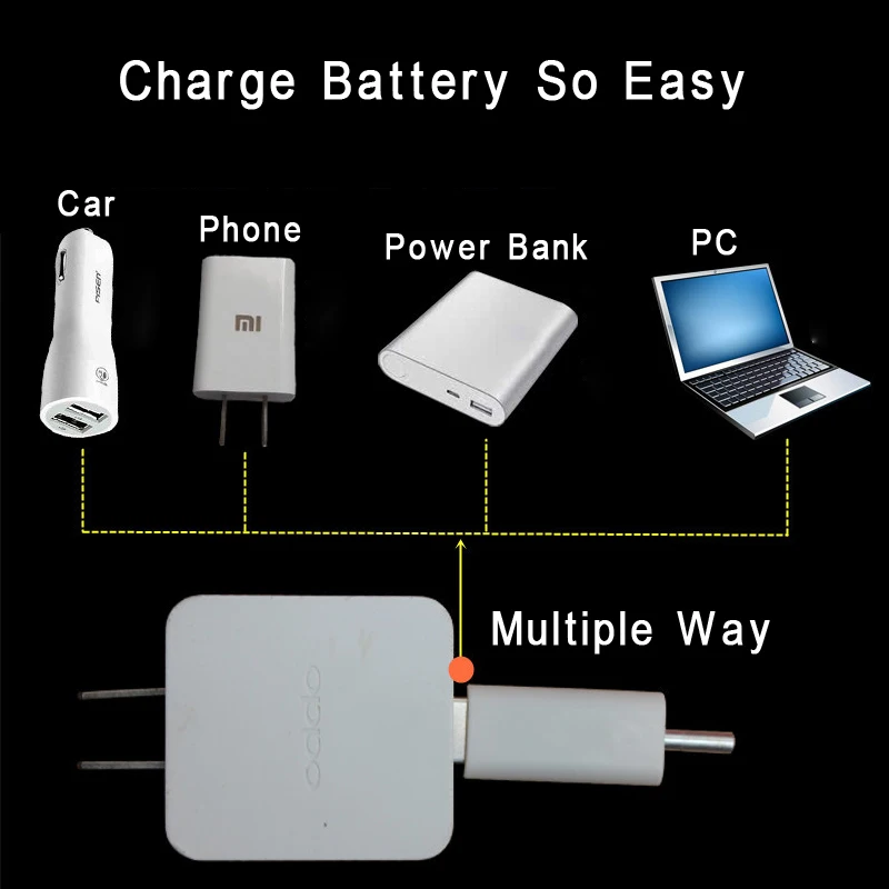 Bimoo-Batería de flotador de pesca CR425 recargable para pesca nocturna - imagen 2