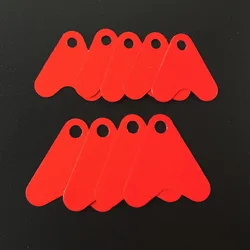 Lentejuelas Corazón Rojo para Señuelos de Pesca – 21 y 16mm
