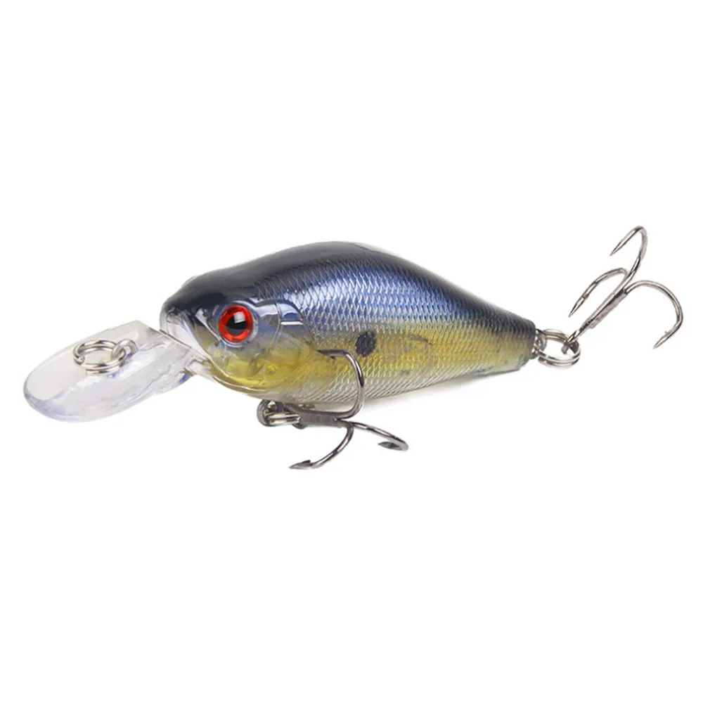 Señuelo de pesca Crankbait, 1 Uds., 8g, 7cm, manivela Artificial, cebo duro de plástico, Swimbait realista, Wobblers de pesca, señuelos de peces japoneses - imagen 4