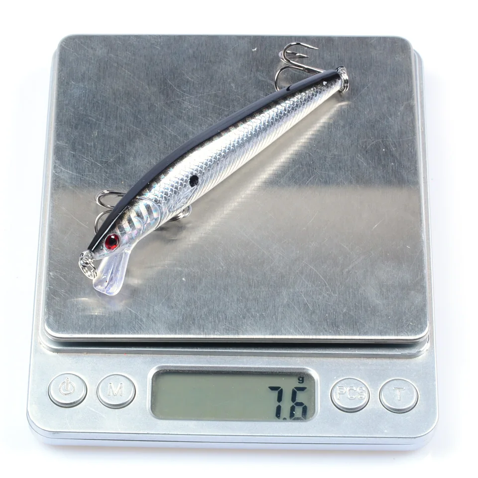 LEOSPORT-señuelo Artificial flotante para pececillos, 1 unidad, 10cm, 8,5g, Señuelos de Pesca de tiro apretado, aparejos de cebo duro, ojos de pez 3D, gran oferta - imagen 4