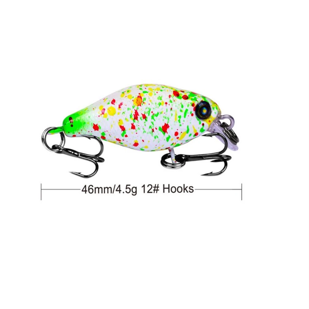 Wobblers mini crankbait de manivela para lucio, señuelo duro - imagen 5