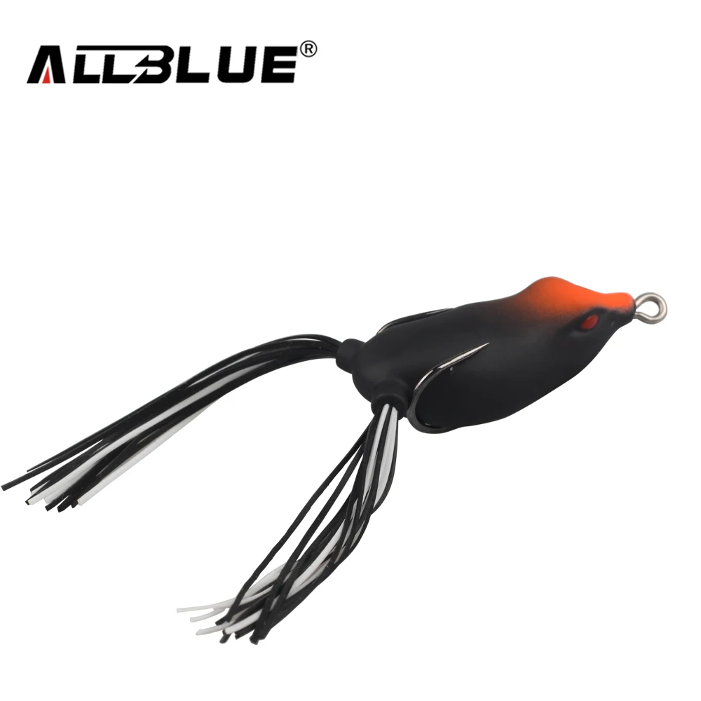 ALLBLUE-señuelo de rana de alta calidad, simulación de agua superior, cabeza de serpiente, 50mm/6g - imagen 5